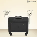 Carlton Southwark Laptop Folio on wheels - Image 6