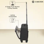 Carlton Southwark Laptop Folio on wheels - Image 7