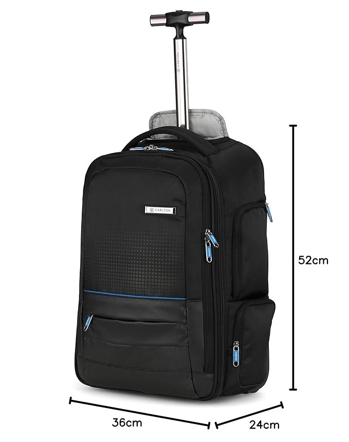 d7d6e02a-c89f-46a6-bd04-d767a9a947f7 Carlton Westend Wheel Laptop Backpack Trolley - Image 1