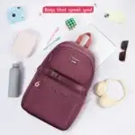 Genie Maple Casual Laptop Backpack Wine - Image 7