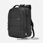 Safari Beyond 28L Black Overnighter Formal Backpack with USB Port