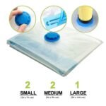 Vacuum Bags for Clothes with hand pump | Travel Accessories - Image 2